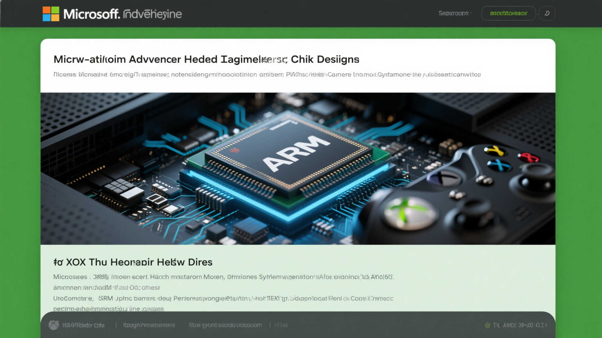 Xbox次世代主机芯片揭秘:或将采用ARM/骁龙架构 招聘信息透露硬件新方向
根据网络上流传
