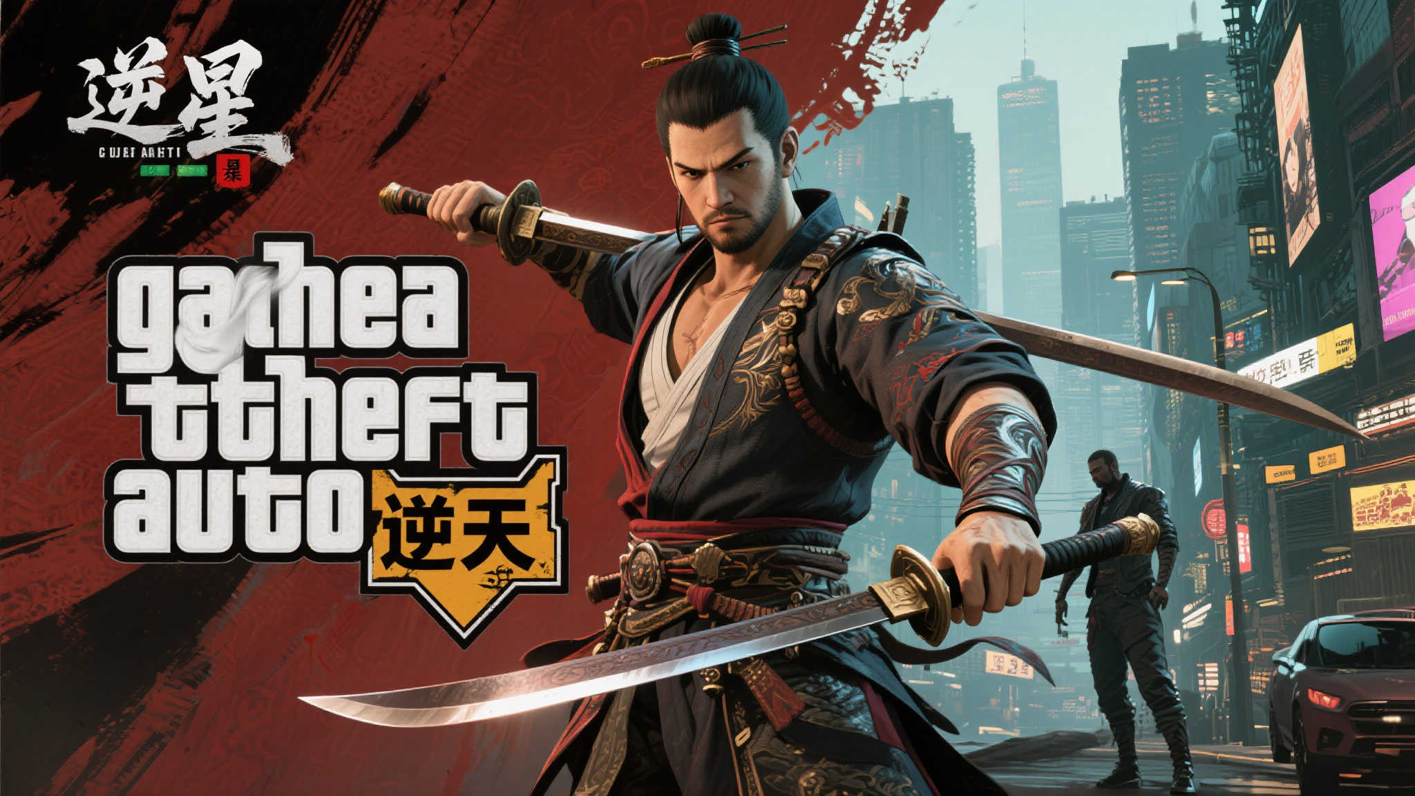 《剑星》官方惊喜转发:伊芙化身GTA经典角色MOD! 《剑星》官方惊喜转发:伊芙化身GTA经典角色MOD!